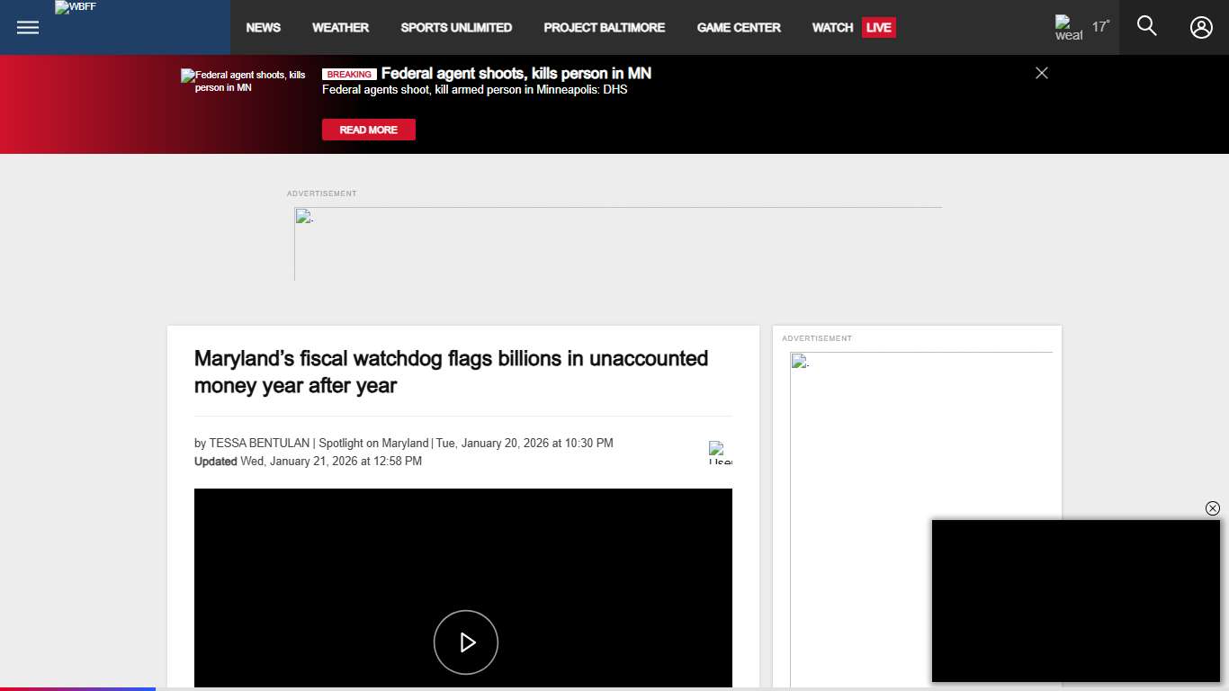 Maryland’s fiscal watchdog flags billions in unaccounted money year after year